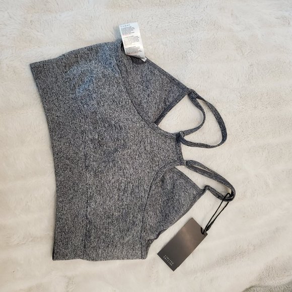V3 Apparel sports bra in gray marl - Picture 3 of 4